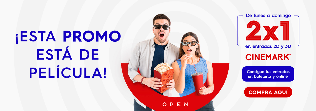 PROMO CINEMARK 2X1 | JUNIO