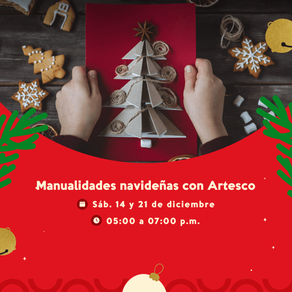 Manualidades navideñas con Artesco